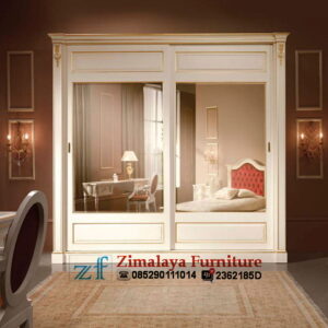 Lemari Pakaian Sliding Kaca
