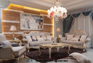 Kursi Tamu Jati Mewah Elegan