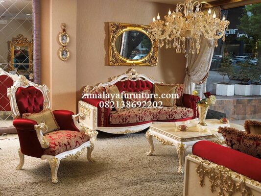 Sofa Tamu Ukir Eropa Classic
